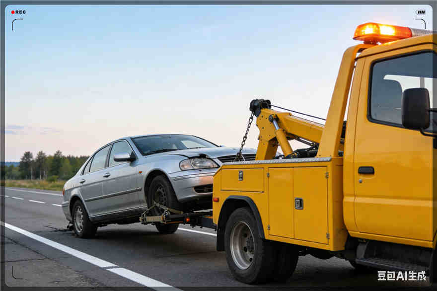 市中区拖车救援电话【案例】